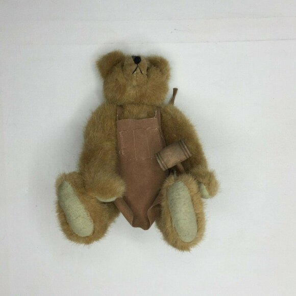 Mary Meyer Artisan 11" Plush Teddy Bear Apron Green Mountain Bears - Picture 5 of 8